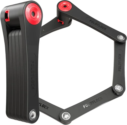 Vista 11 de Seatylock FoldyLock Classic Folding Bike Lock - Patented High Security Sold Secure Silver Bicycle Lock - Heavy Duty Anti Theft Secure Guard with