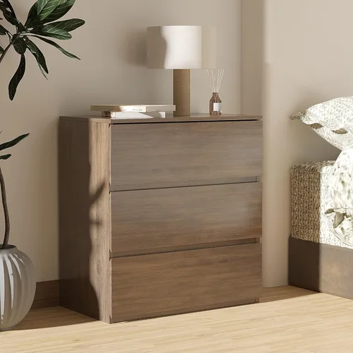 Vista 10 de woodtalks Cajonera apilable de 2 cajones, cómodas de almacenamiento multiusos para dormitorio, clóset, gabinete de almacenamiento para entrada