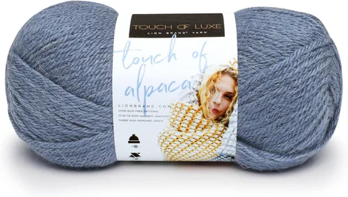 Vista 17 de Lion Brand Yarn Touch of Alpaca - Paquete de 3 hilos Goldenrod