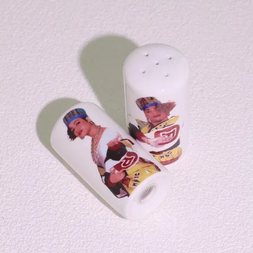 Vista 4 de Juego de saleros y pimenteros de cerámica, bonito salero y pimentero para decoración de mesa de cocina, dispensador de sal y pimienta estilo vintage