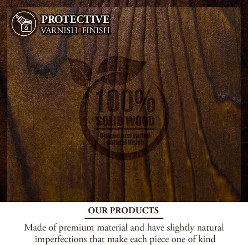 Vista 5 de Escalera para mantas, escalera de madera quemada de 59 pulgadas de alto, independiente y plegable, 6 niveles y 3 paneles para toallas para baño