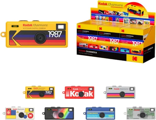 KODAK CHARMERA - Llavero para cámara digital, caja individual (1 unidad), mini cámara, digital, grabación de video, colgante de bolsa, 1.6