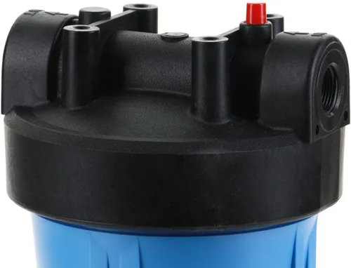 Vista 2 de Hydronix HF45-10BLBK34PR Carcasa del filtro de agua NSF enumerados puertos de 10" - 3/4" w/PR