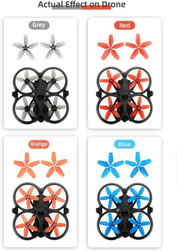 Vista 7 de 4 hélices Avata Drone 2925S de liberación rápida compatibles con DJI Avata Quadcopter Azul