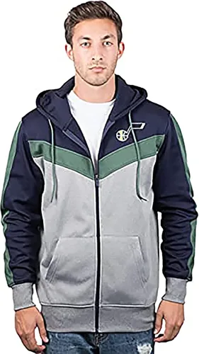Vista 18 de Ultra Game Men's NBA Official Full Zip Hoodie Sweatshirt