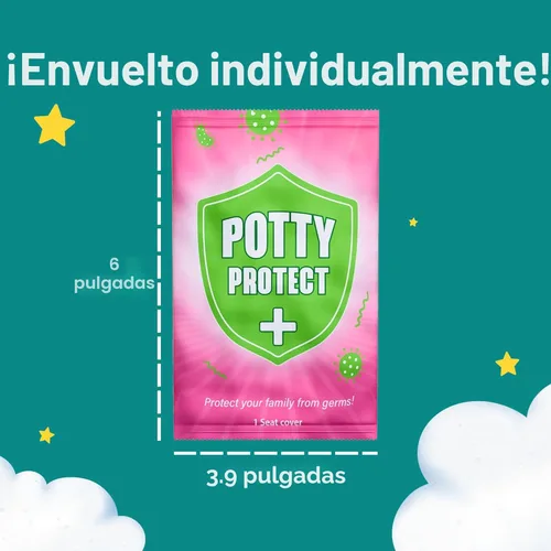 Vista 6 de Eli with Love Paquete de 20 fundas desechables extra grandes para asiento de inodoro (floral) - Fundas de inodoro para niños pequeños para cobertura