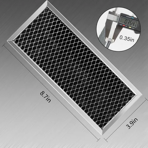 Vista 4 de JX81H WB02X10956 WB02X11544 WB2X10956 Filtro de carbón para microondas compatible con filtro de ventilación de microondas G.E (paquete de 2)