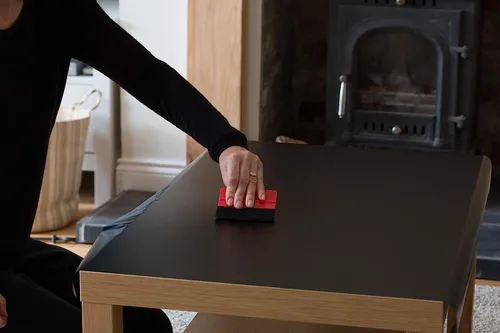 Vista 4 de d-c-fix 346-8091 - Película autoadhesiva decorativa, color negro mate, rollo de 26 x 78 pulgadas