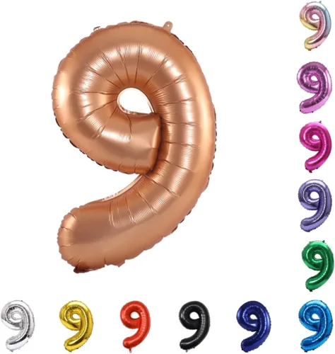 Vista 92 de YPSelected Globo de aluminio grande de 32 pulgadas con número de helio, cumpleaños, boda, fiesta, 0-9 (azul bebé, 0)