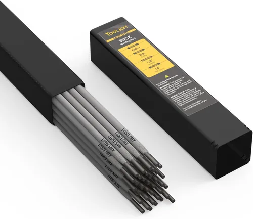 TOOLIOM Electrodos bajos del palo del acero de carbono de Rod 1/8" 2LB de la soldadura del hidrógeno E6011