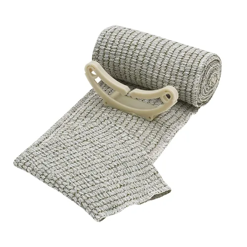 Vista 2 de ASA TECHMED Paquete de 5 vendajes de emergencia de 4 pulgadas estilo israelí, vendaje de combate militar para heridas de combate de primeros