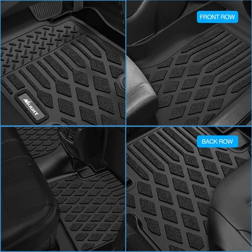 Vista 7 de Nilight Alfombrillas de TPE para Toyota Avalon 2013 2014 2015 2016 2017 2018 para todo tipo de clima, ajuste personalizado, forros de piso