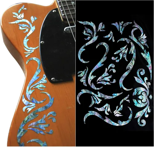 Vista 7 de Jockomo Cowboy Fancy Vine AW - Pegatina para guitarra y bajo