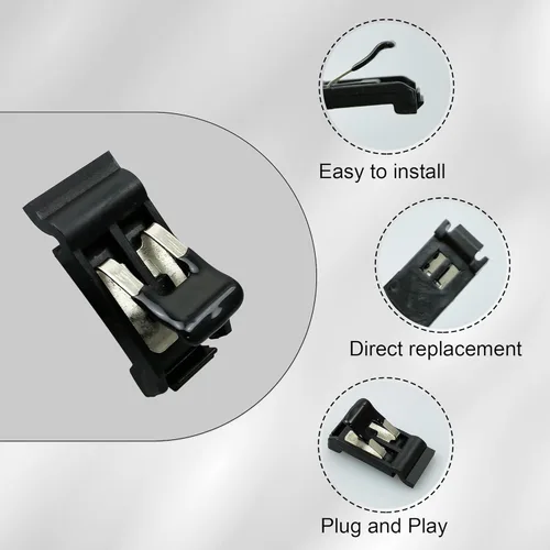 Vista 4 de 77360-0R010 Clip de resorte de puerta de combustible, resorte de cubierta de puerta de tanque de gas para Toyota 2003-2008 Corolla, 2003-2008