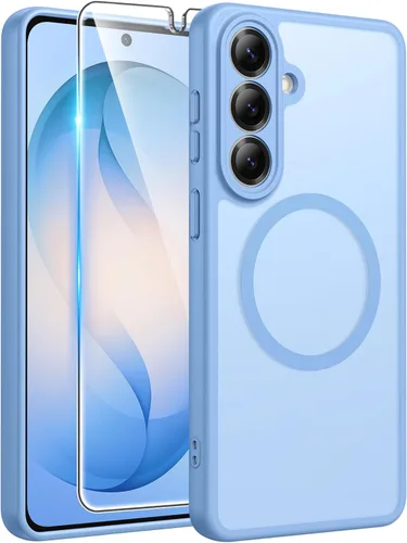 Vista 23 de FNTCASE Funda para iPhone Air: [Compatible con Magsafe] Fundas translúcidas mate con [protección completa de la cámara] [protector de pantalla]