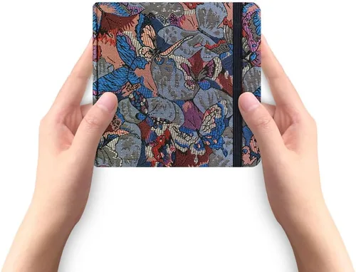 Vista 3 de Mifuner Square 5x5 Bleedproof Marker Paper Pad,110 GSM Alcohol Ink Bristol Paper Sketchbook,Handmade Journal 88 Sheets (176 Pages) Markers Ink