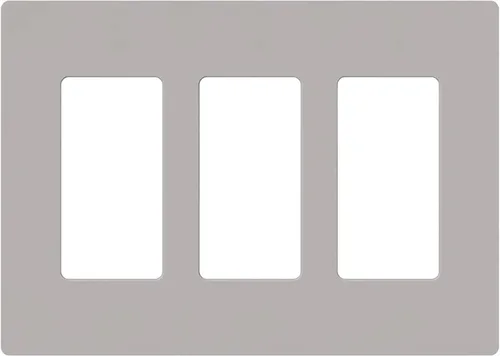 Vista 16 de Lutron Claro Placa Cubierta para Interruptor de Luz, Placa de Pared de 3 Posiciones, para Interruptores de Luz Decorativos, Cubierta de Interruptor