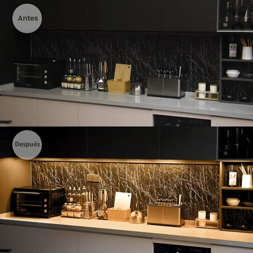 Vista 2 de Luces LED Litever bajo clóset, Plateado, LL-008-6W, 31.00watts, 120.00 volts