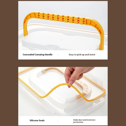 Vista 8 de Storage Boxes,Heavy Duty Organizers Tool Box for Workshops and Garages,Large Capacity Storage Box for Hardware Tool