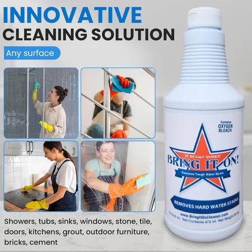 Vista 6 de Removedor de manchas de agua, además de cepillos y almohadillas de taladro, kit de limpieza profunda para el hogar para cocina y baño, limpiar