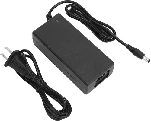 Vista 6 de Cargador de batería de litio, enchufe macho de 0.217 in, adaptador de corriente de 42 V 2 A, Plug and Play, para batería de iones de litio de 36 V