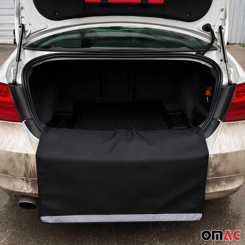 Vista 5 de OMAC Protector de parachoques trasero para maletero, tapete de carga para automóvil, SUV, impermeable, perro mascota