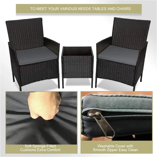 Vista 5 de Muebles de patio al aire libre, taburetes giratorios de 360 grados, sillas de bar, tela de malla de textileno, taburetes altos de bistró, muebles