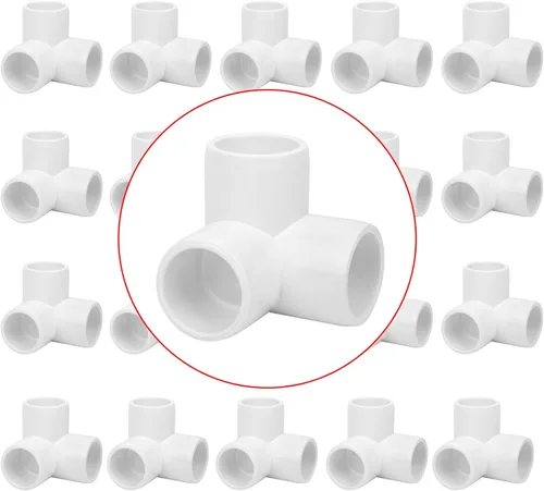 Vista 48 de Adaptador de acoplamiento de tubería de PVC de 4 pulgadas, accesorios de tubería (enchufe x enchufe), paquete de contratista, cédula 40, conectores