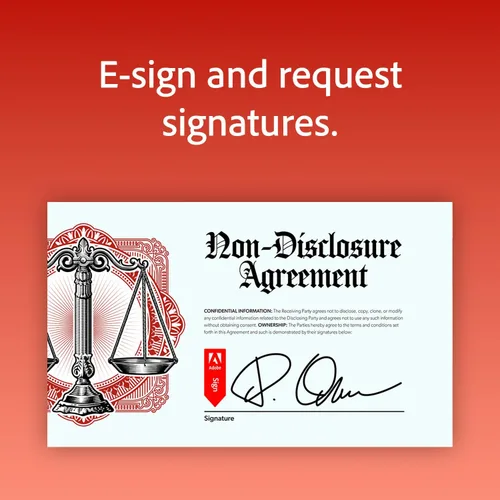 Vista 5 de Adobe Acrobat Pro + McAfee Total Protection 5-Device Software Bundle Create, Edit, E-Sign PDFs Antivirus Software, Scam Protection, Identity