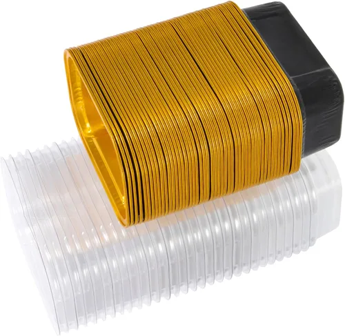 Vista 8 de 50pcs Muffin Desechables Latas Papel De Aluminio Tazas Para Hornear Con Tapas Cupcake Embalaje Contenedores Para Fiesta Boda