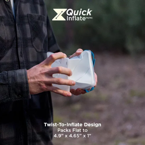 Vista 3 de LuminAID Nova Colors Linterna Solar para Acampar - Lámpara LED Gira-para-Inflar con 8 Modos de Color Perfecta para Acampar, Senderismo, Viajes y Más