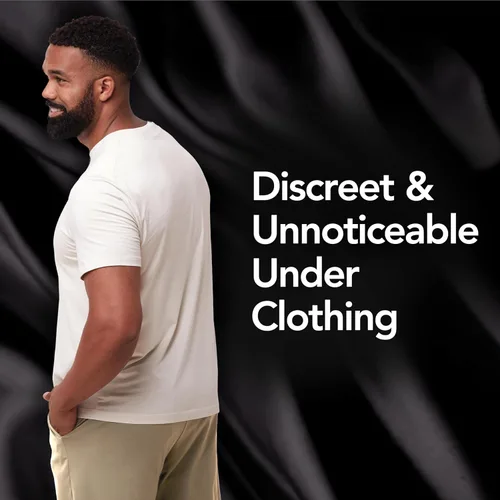 Vista 7 de Depend Real Fit - Pañales para adultos, ropa interior para incontinencia para hombre, desechable, máxima absorción, S/M, negro, 56