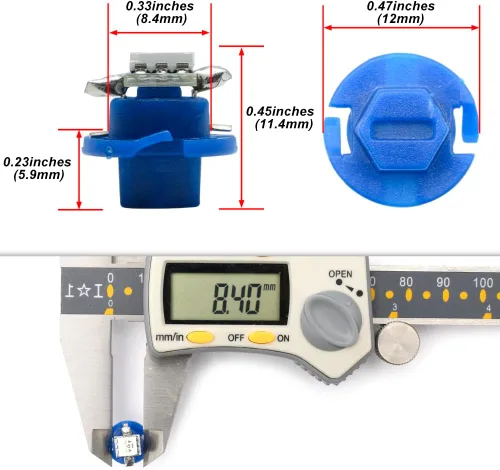 Vista 6 de Kit de bombillas LED azules para tablero de instrumentos para VW Beetle para Golf Mk3 Mk4 para Jetta MK3 MK4 Passat B5 B5.5 Tacómetro Velocímetro