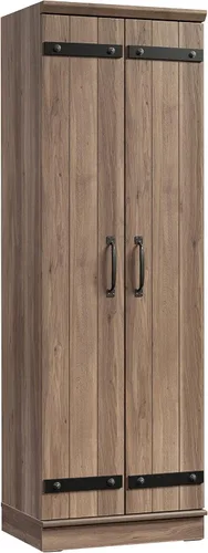 Vista 9 de Sauder HomePlus - Armario de despensa de cocina de 2 puertas, acabado blanco suave