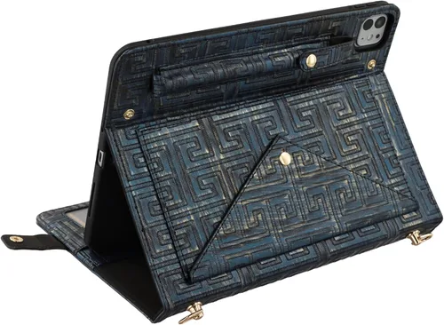 Vista 292 de Funda tipo bolso para iPad mini de 5ª/4ª/3ª/2ª/1ª generación de 7.9 pulgadas, Techcircle funda ligera tipo folio con soporte bandolera con billetera
