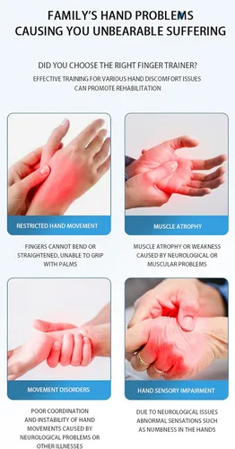 Vista 7 de Rehabilitation Robot Glove, Right Left Hand Fingers Hand Therapy Equipment, Adjustable Speed and Strength, with Hot Compress Training Mode