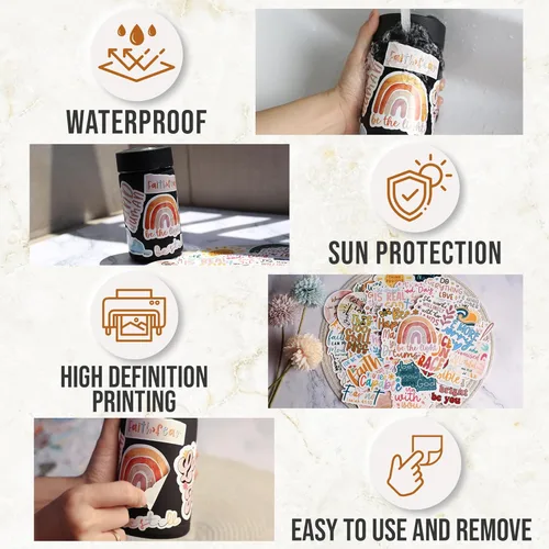 Vista 3 de ZURRAM 3 calcomanías de vinilo impermeable con texto en inglés «The Great Outdoors » de 3 pulgadas para viajes y aventuras, calcomanías de Chase