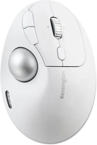 Vista 9 de Kensington Ratón inalámbrico TB450, Bluetooth LE y conexión de 2.4 GHz, 4 opciones de DPI, conecta hasta 3 dispositivos (K72194WW), negro-azul