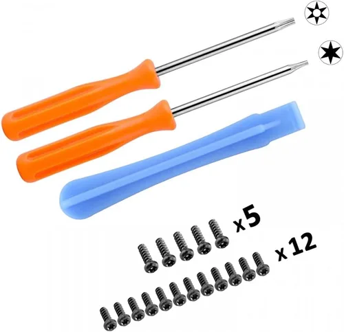 Vista 9 de eXtremeRate Black Replacement Buttons for Xbox One Elite Series 2 Controller, LB RB LT RT Bumpers Triggers ABXY Start Back Sync Profile Switch Keys