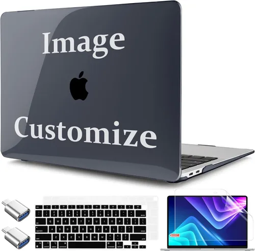 Vista 29 de TWOLSKOO Funda para MacBook Air de 13,3 pulgadas (versión antigua 2018-2021, modelos: M1 A2337, A2179, A1932) - Carcasa rígida con protector de Flor