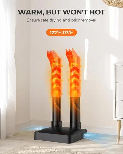 Vista 4 de xasla Boot Dryer Shoe Dryer, Glove Dryer & Boot Warmer with Heat Blower, Quick Drying for Work Boots, Ski Boots