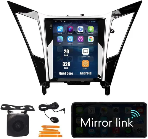 Vista 52 de CarPlay Android Auto Autoradio Navegación de Coche Estéreo GPS Radio 9 "IPS Pantalla Táctil Headunit Tablet para Hyundai Sonata 2010-2014 si