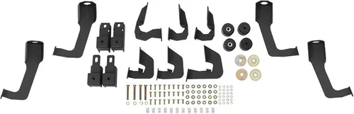 Vista 4 de Westin 56-5343352 HDX - Barras Nerf de acero inoxidable para Ram 2500 3500 Crew Cab 2010-2018 con caja de 8 pies (Exc Dually) Par negro texturizado