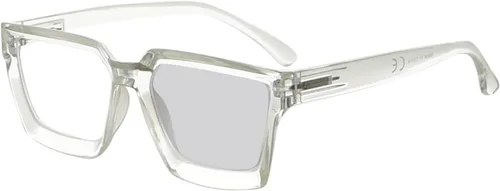 Vista 12 de Eyekepper Gafas de lectura fotocrómicas de transición para mujer, color negro +0.50