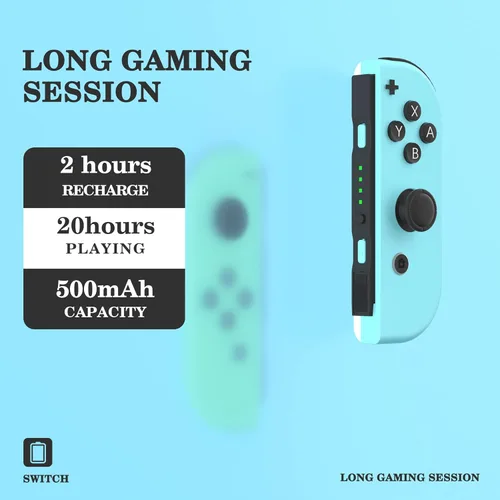 Vista 3 de SINGLAND Joy Cons for Switch Controllers, Wireless Joycon Replacement Compatible for Switch Joycons, Left and Right Switch Controller Joycon Support