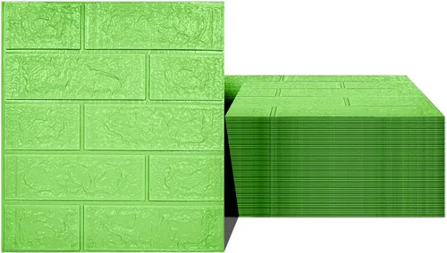 Vista 15 de 20 paneles de pared 3D plateados, cobertura de 29 pies cuadrados, adhesivo imprimible con paneles de pared de espuma de polietileno autoadhesivos