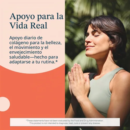 Vista 9 de Tabletas de colágeno Youtherory, RC.00300.US, Fórmula Avanzada con Vitamina C, 1