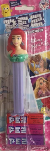 Pez Dispenser ARIEL The Little Mermaid Disney Princess - Paquete de ampollas con 3 caramelos