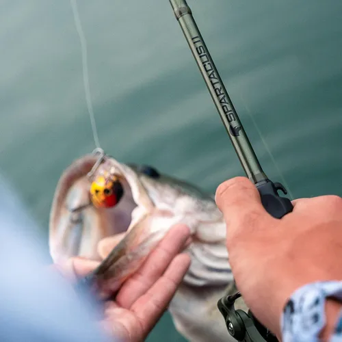 Vista 12 de KastKing Spartacus II Fishing Rods - IM6 Graphite Blanks Casting & Spinning Rods, 2-Piece Rods with Extra Tip Section, PTS Power Transition System
