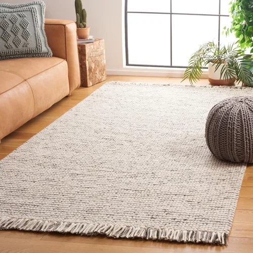Vista 12 de SAFAVIEH Metro Collection Runner - 2'3" x 7', Beige & Ivory, Handmade Wool, Ideal for The Living Room, Dining, Bedroom (MET874B)